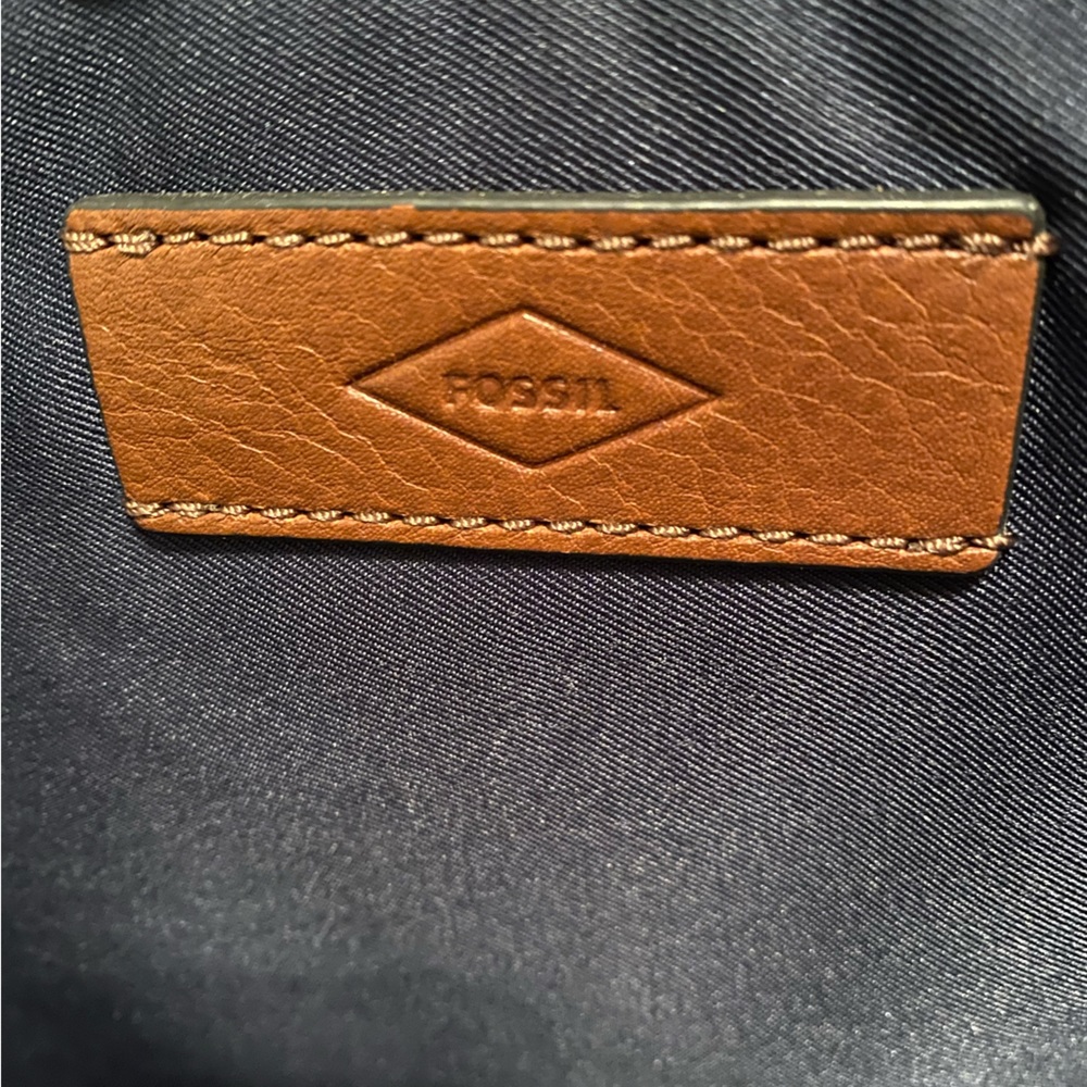 Fossil Graham canvas messenger bag